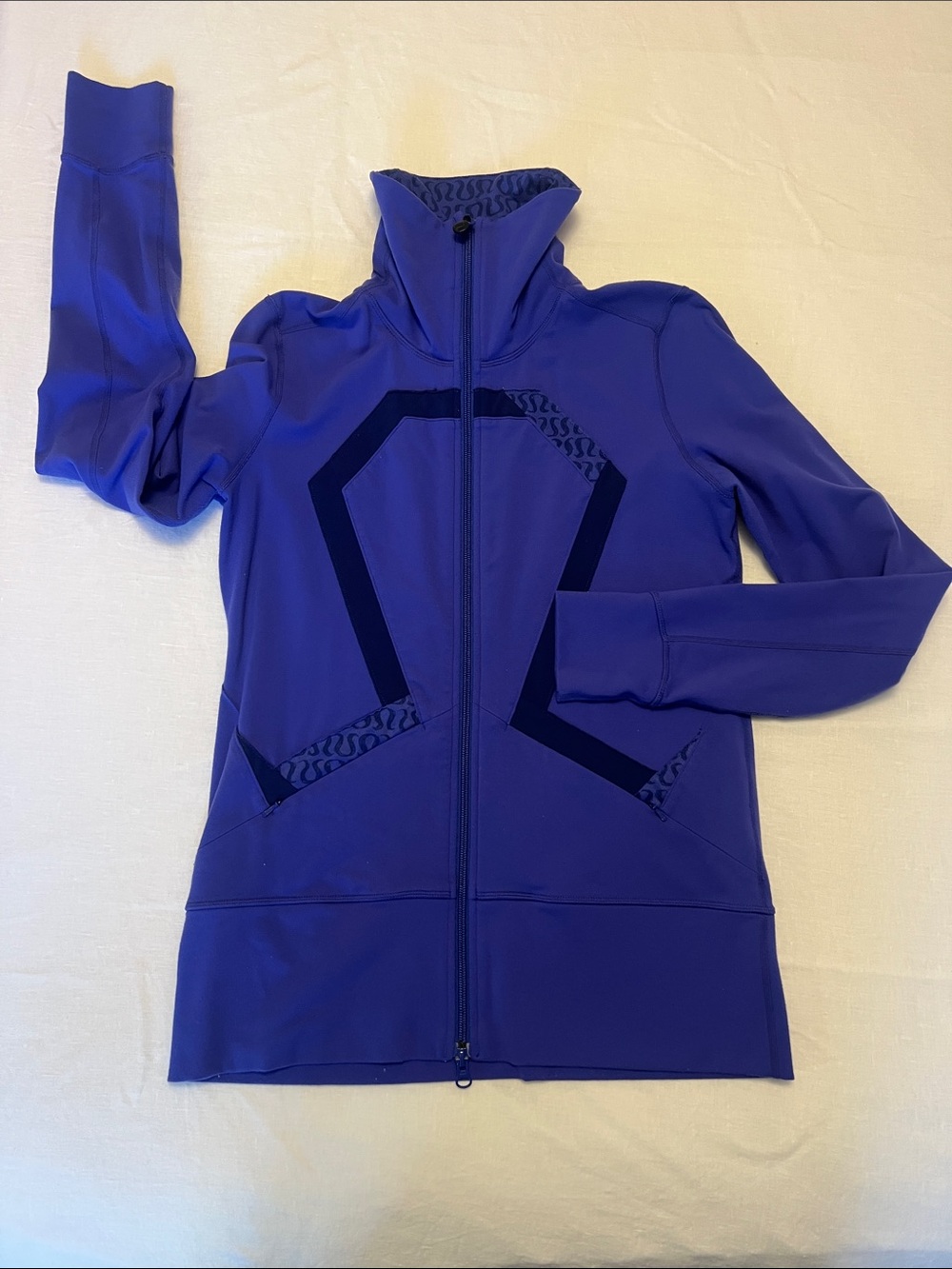 lululemon athletica Deep Purple Full-Zip Bomber Jacket vintage! Original!!!